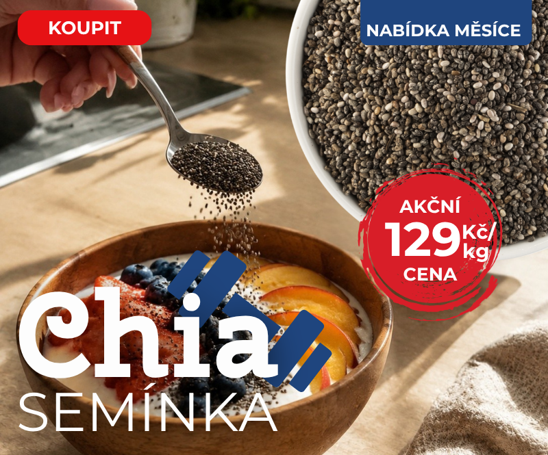 CHIA od Nutsman v akci: Zdravá snídaně pro milovníky zdravého jídla | Super akce na CHIA semínka