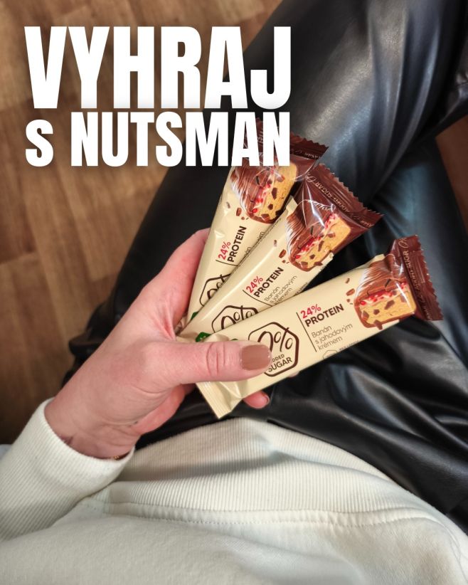 Soutěž – Vyhraj s NUTSMAN! 💪✨ Chceš vyhrát proteinové tyčinky od Topnatur? Je to jednoduché: ✅ Sleduj nás ✅ Dej lajk...